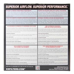 Mitsubishi Colt Air Filter - K&N Engineering - High-Flow Air Filter - `96-`10